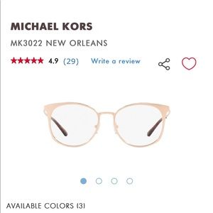 New Michael  Kors Frames